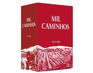 VINHO TINTO MIL CAMINHOS BIB 5 L