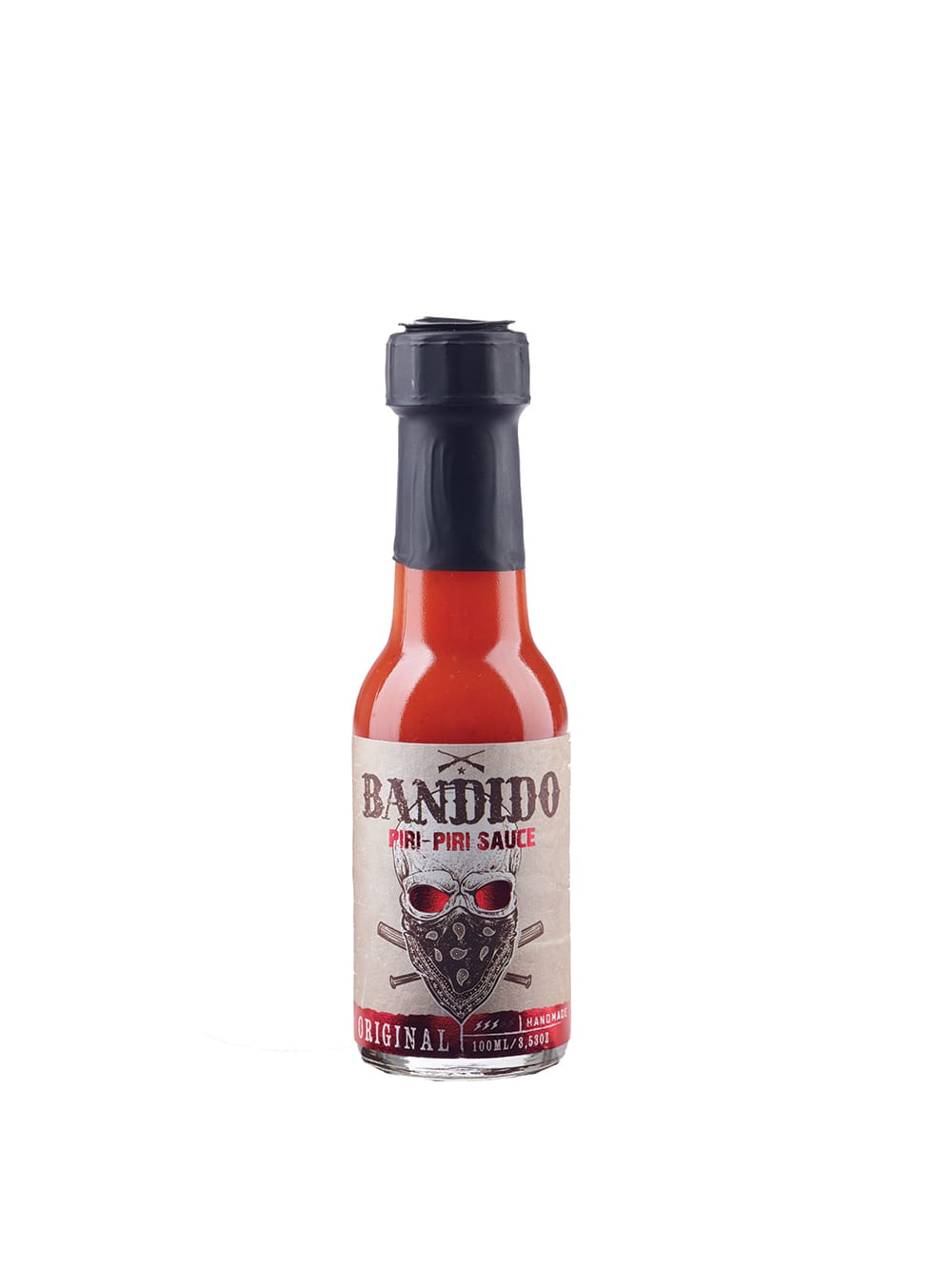 107- MOLHO PIRI PIRI ORIGINAL BANDIDO 100 GR 2100 KWANZAS