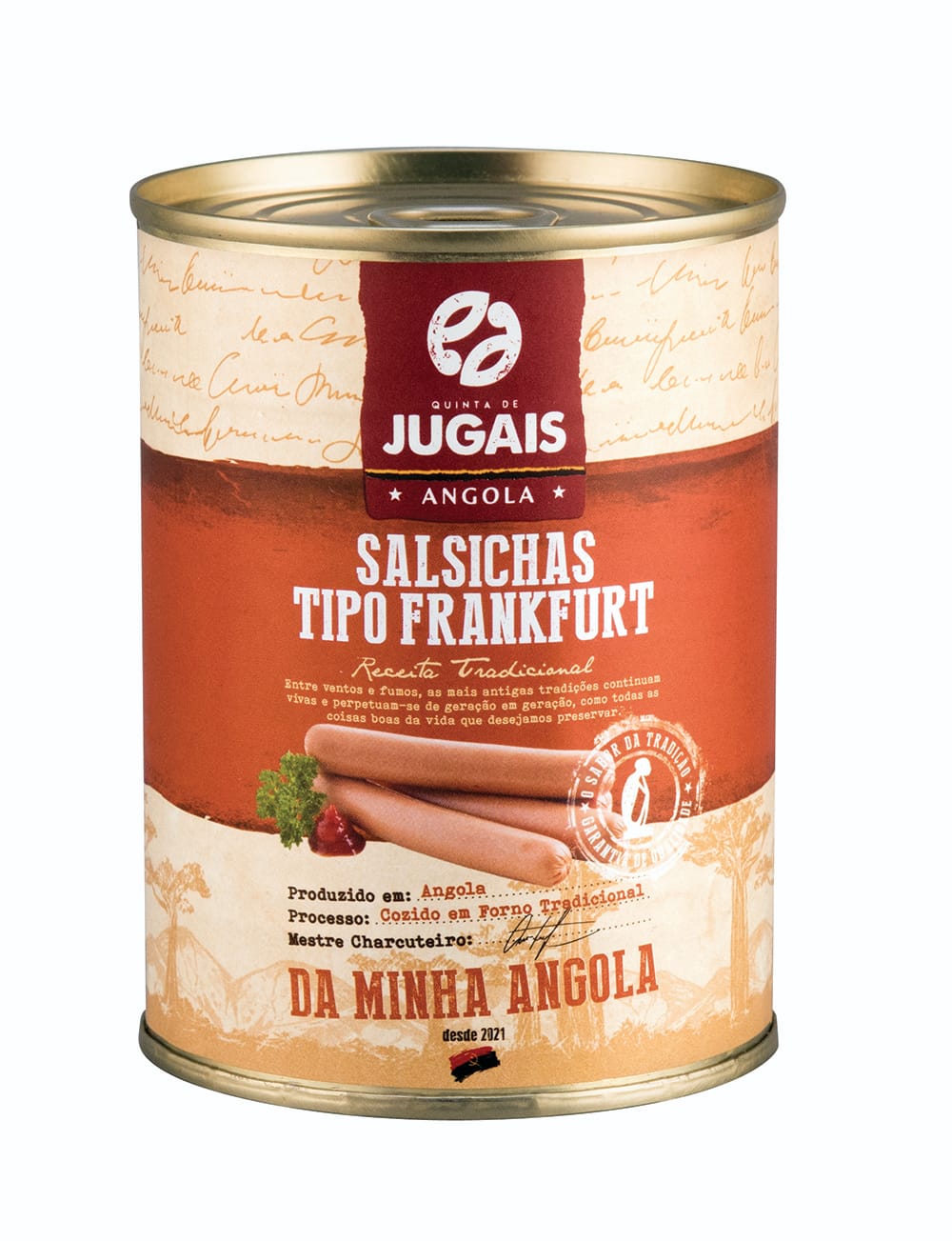 156-SALSICHA TIPO FRANKFURT LATA 8 UNID 1800 KWANZAS