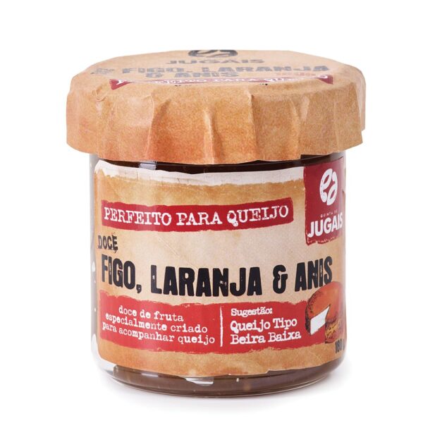 DOCE P- QUEIJO FIGO, LARANJA E ANIS QUINTA DE JUGAIS 180 GR
