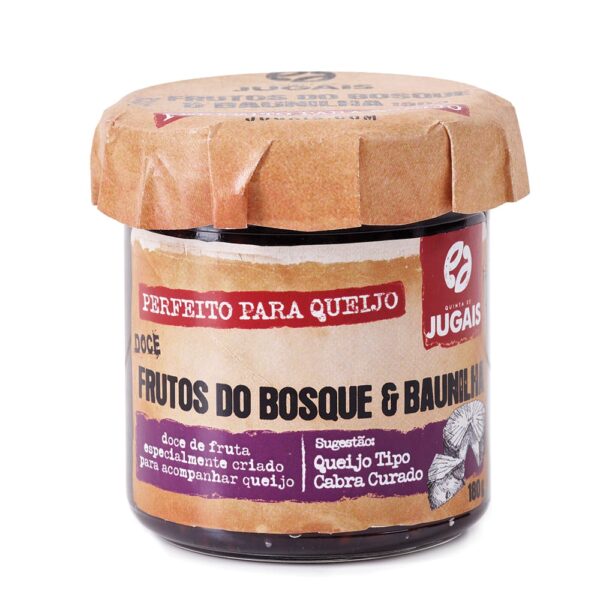 DOCE P- FRUTOS DO SILVESTRES E BAUNILHA QUINTA DE JUGAIS 180 GR